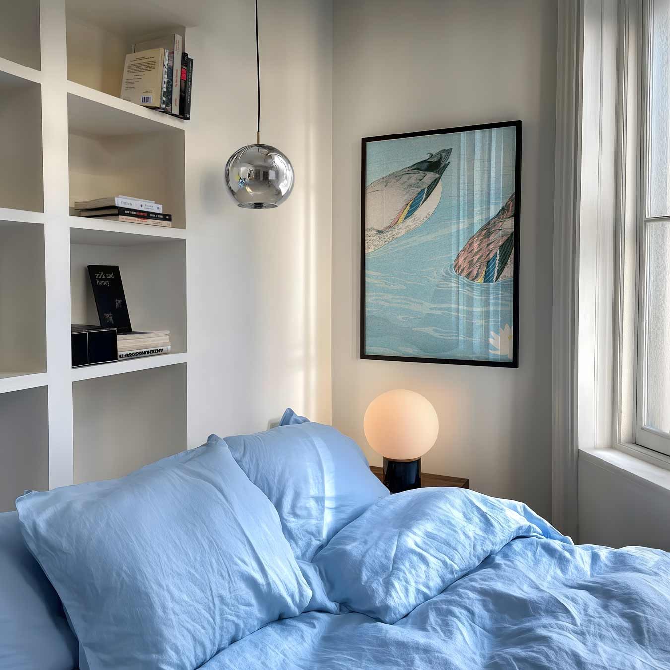 Rustige Eendendans Poster-WallArtistic