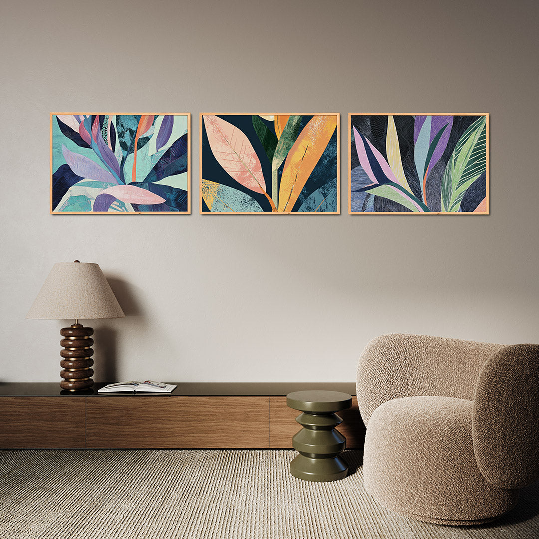 Vorm en kleurenspel Posterset