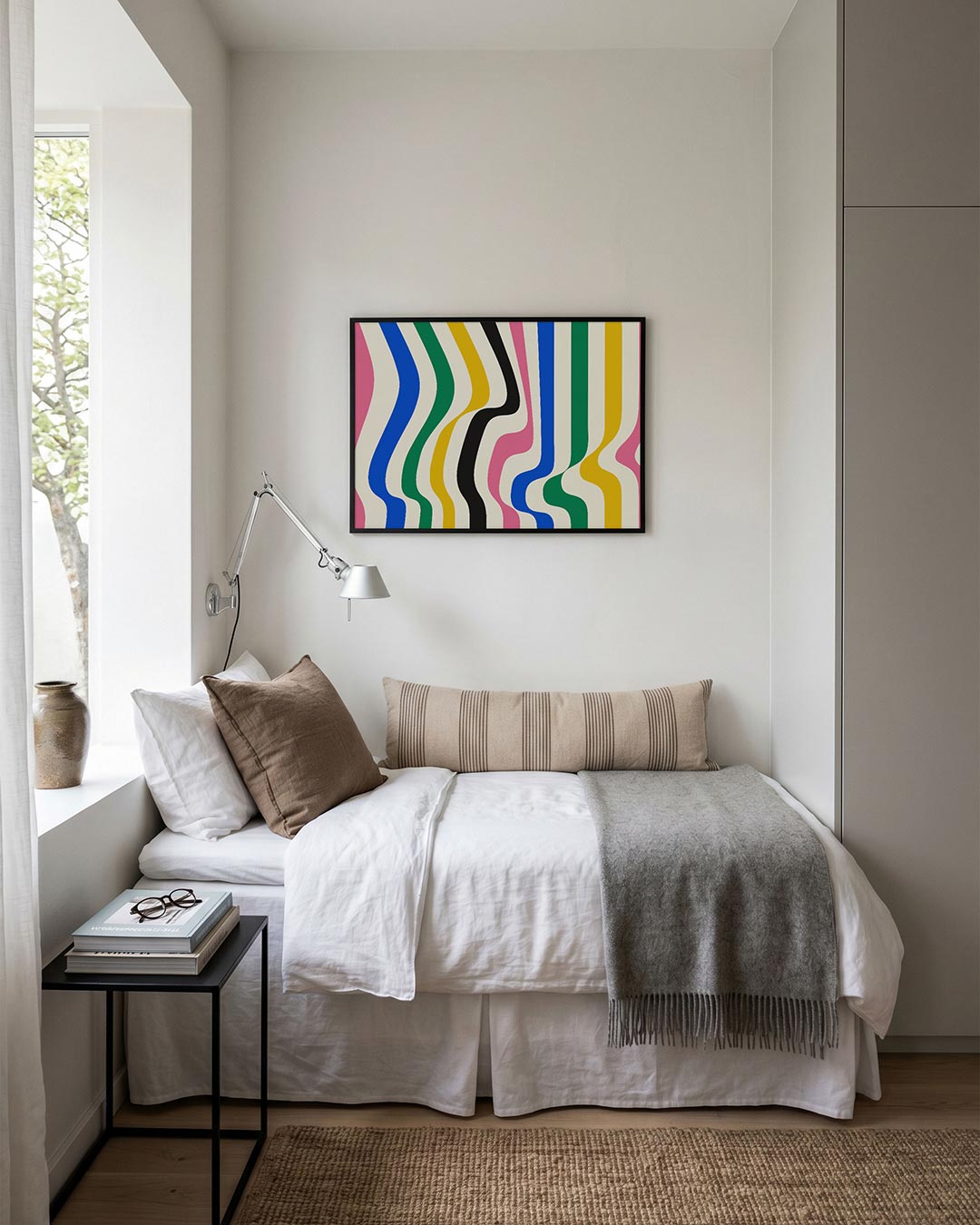 Golvend lijnenspel Poster