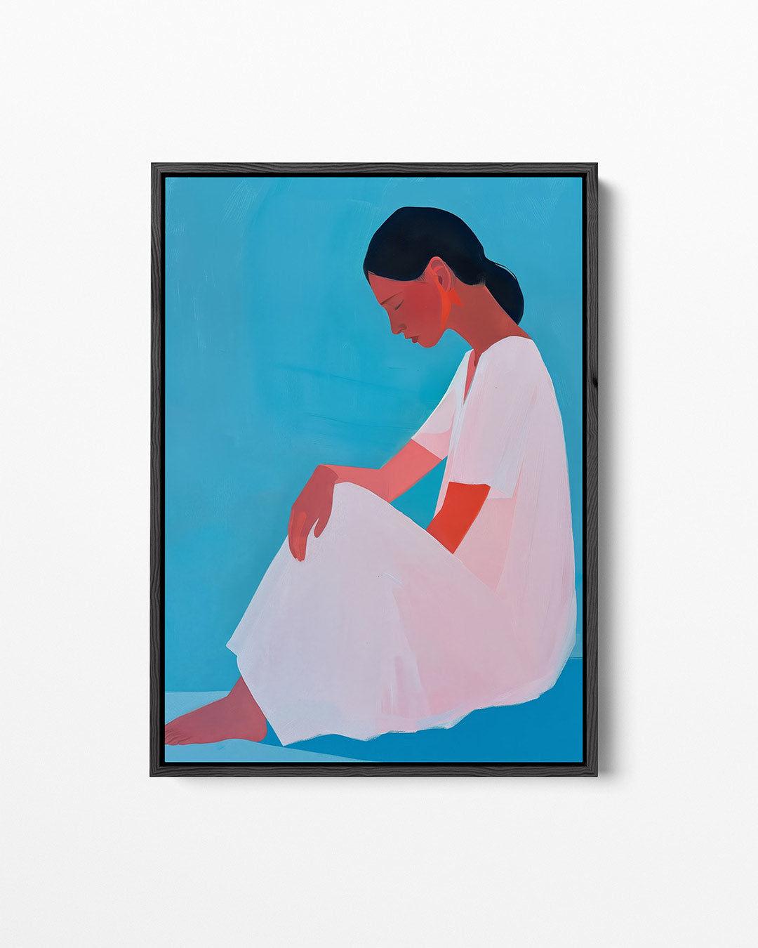 Zittende vrouw Kunstwerk