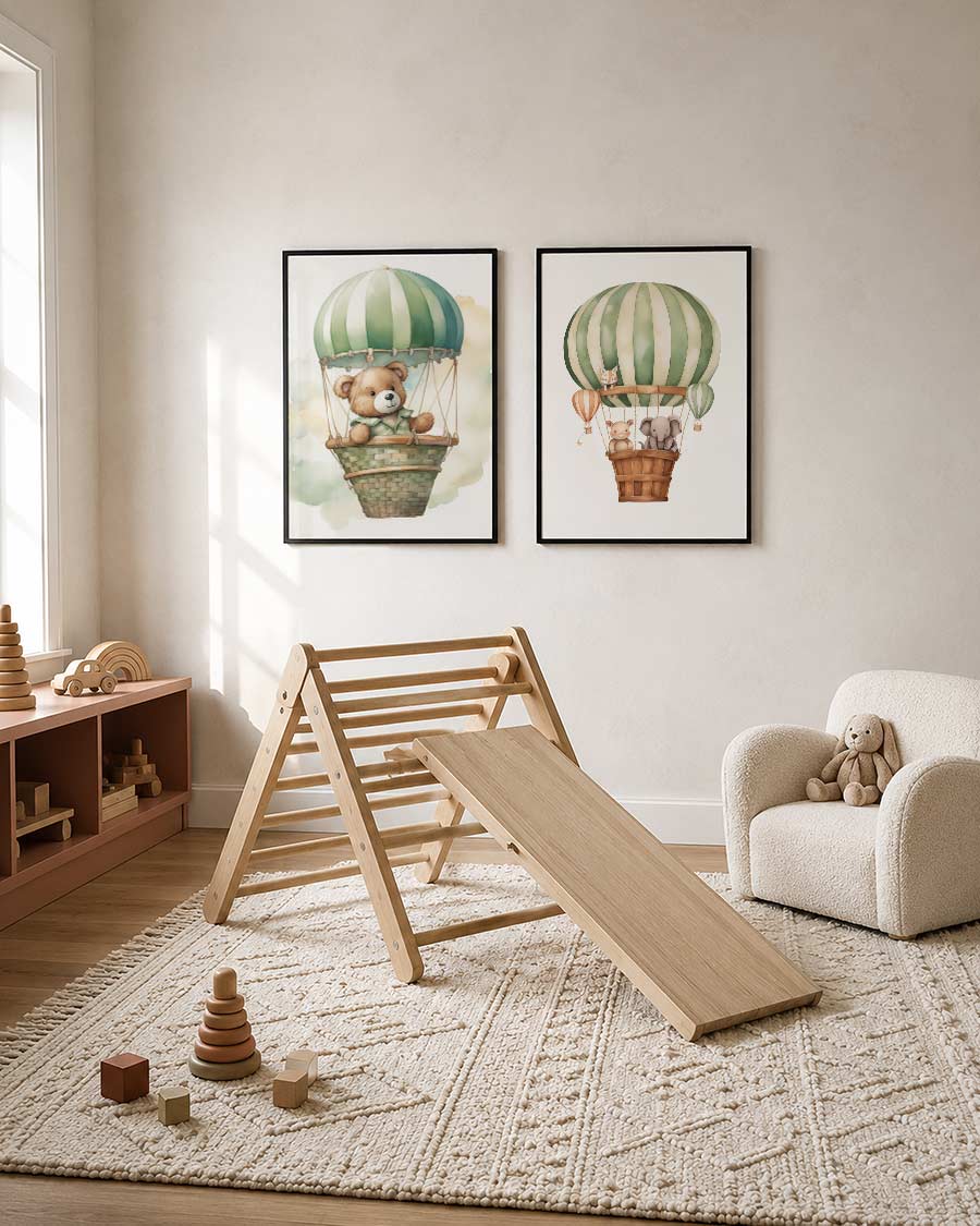 Luchtige droomvlucht Posterset