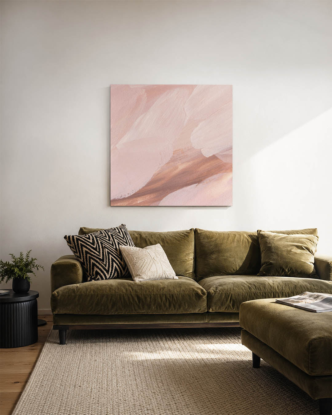 Zachte penseelstreken Kunstwerk