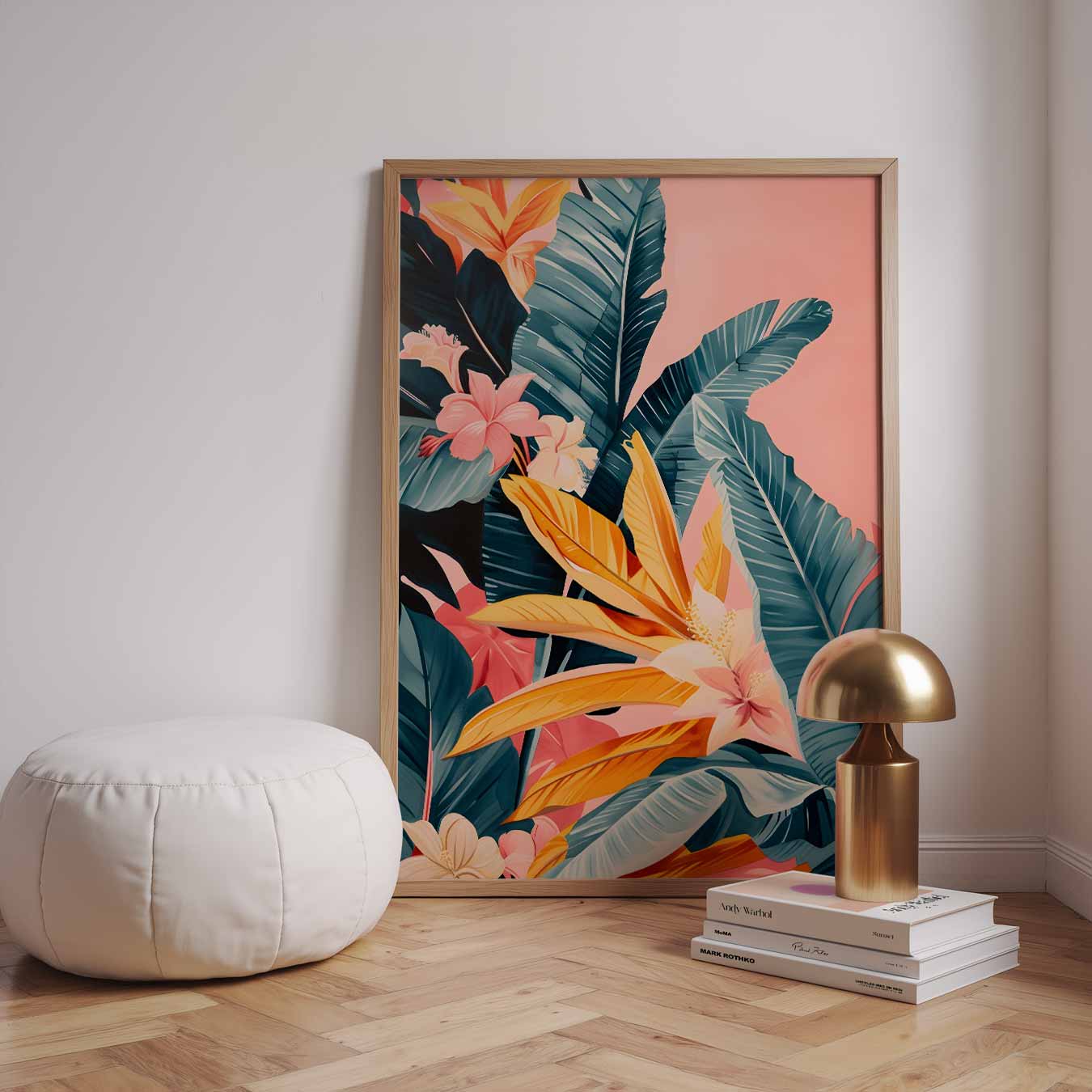 Tropische Bloemenpracht Poster-WallArtistic