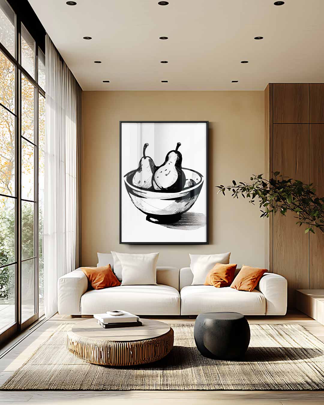 Peren in Stijlvolle Schaal Kunstwerk-canvas-dibond-plexiglas-wanddecoratie-WallArtistic