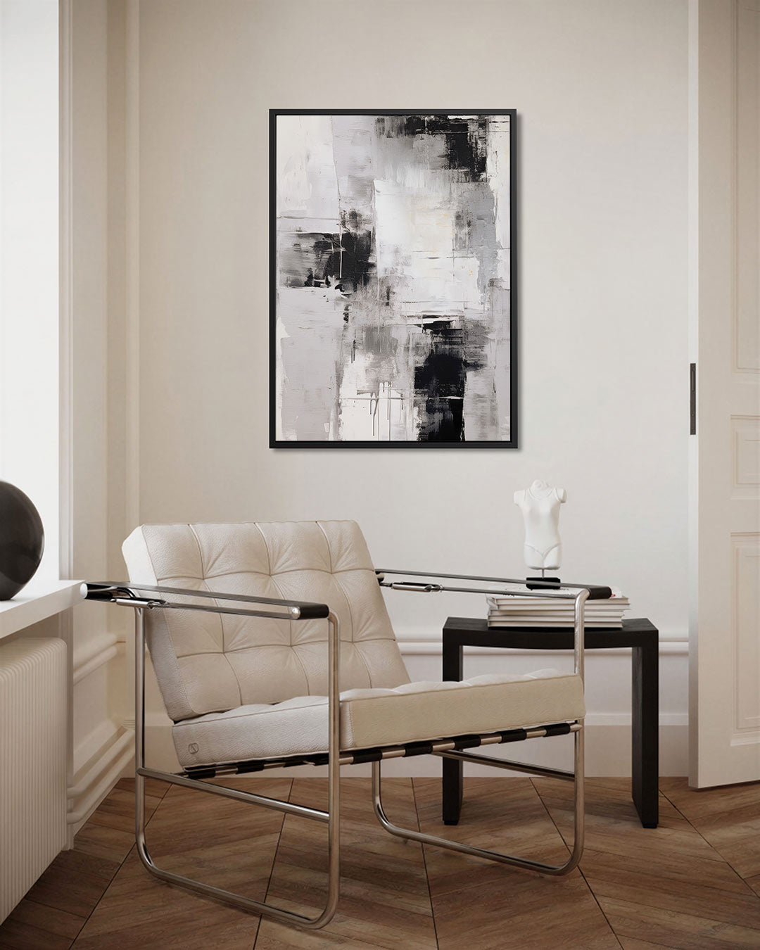 Dynamische grijstinten Kunstwerk