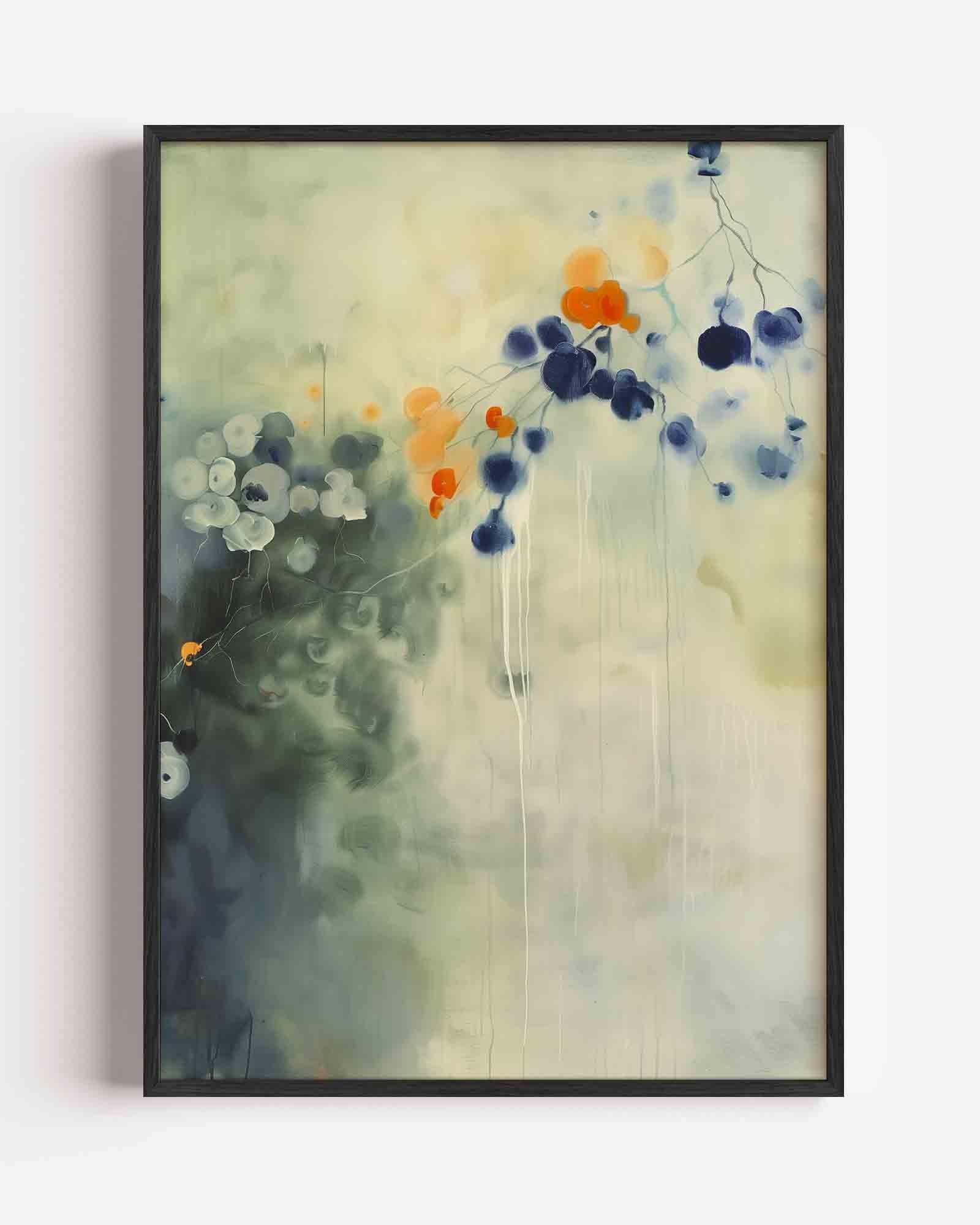 Bloemen en takken Poster