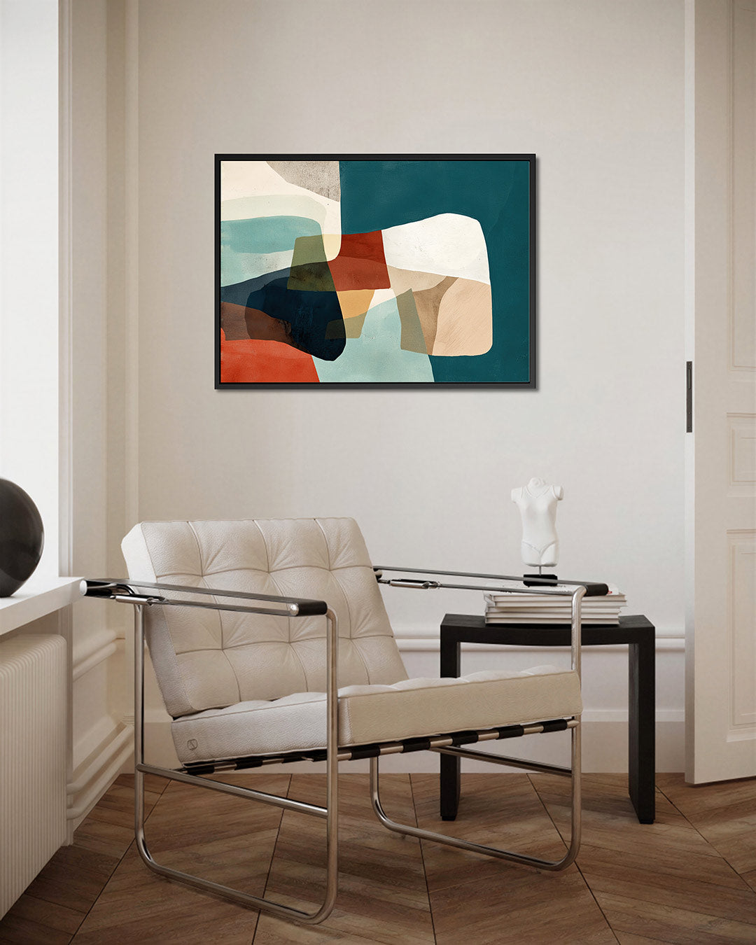 Organische vormen compositie Kunstwerk