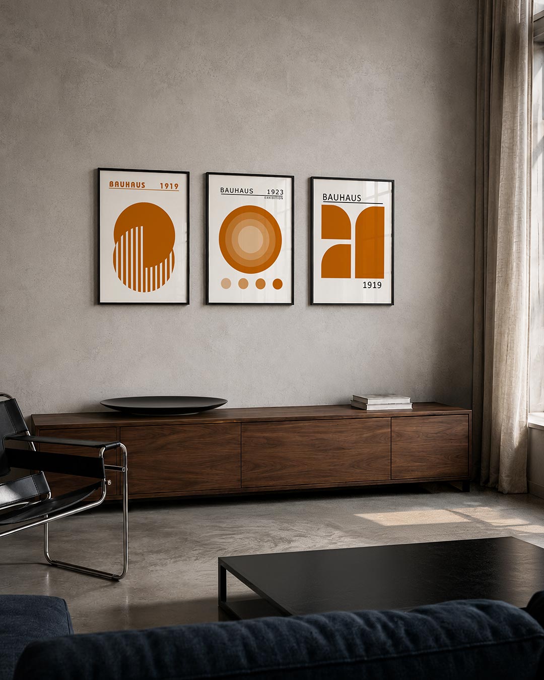 Cirkel en strepen Posterset