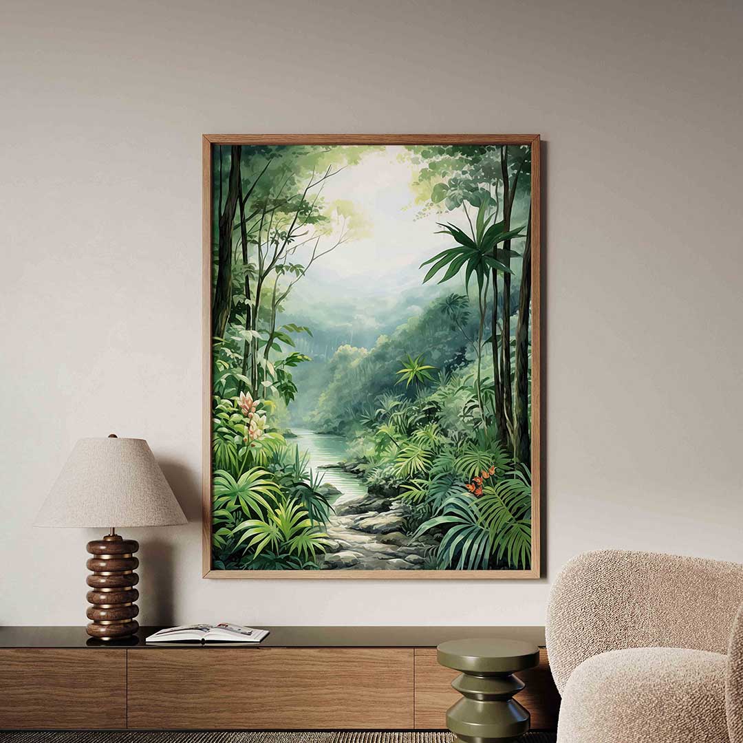 Weelderige jungle Poster