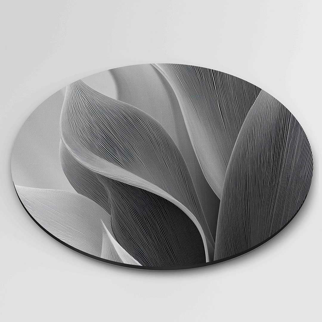 Abstracte bladeren Muurcirkel