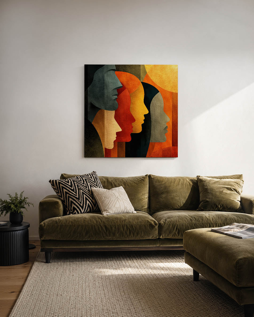 Geometrische profielen Kunstwerk
