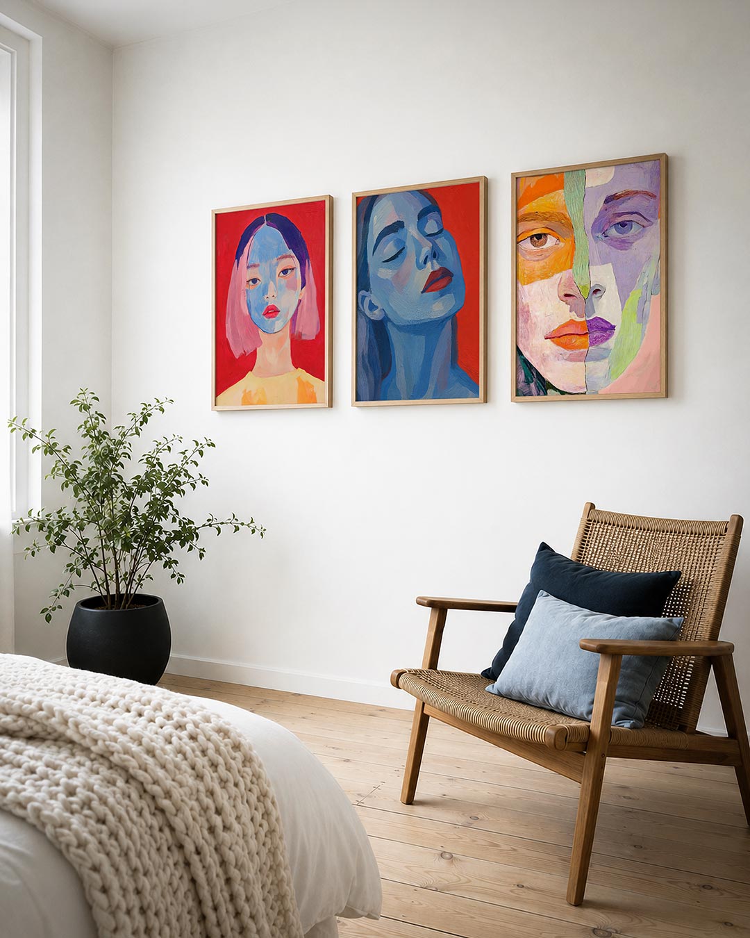 Portretuitdrukking Posterset