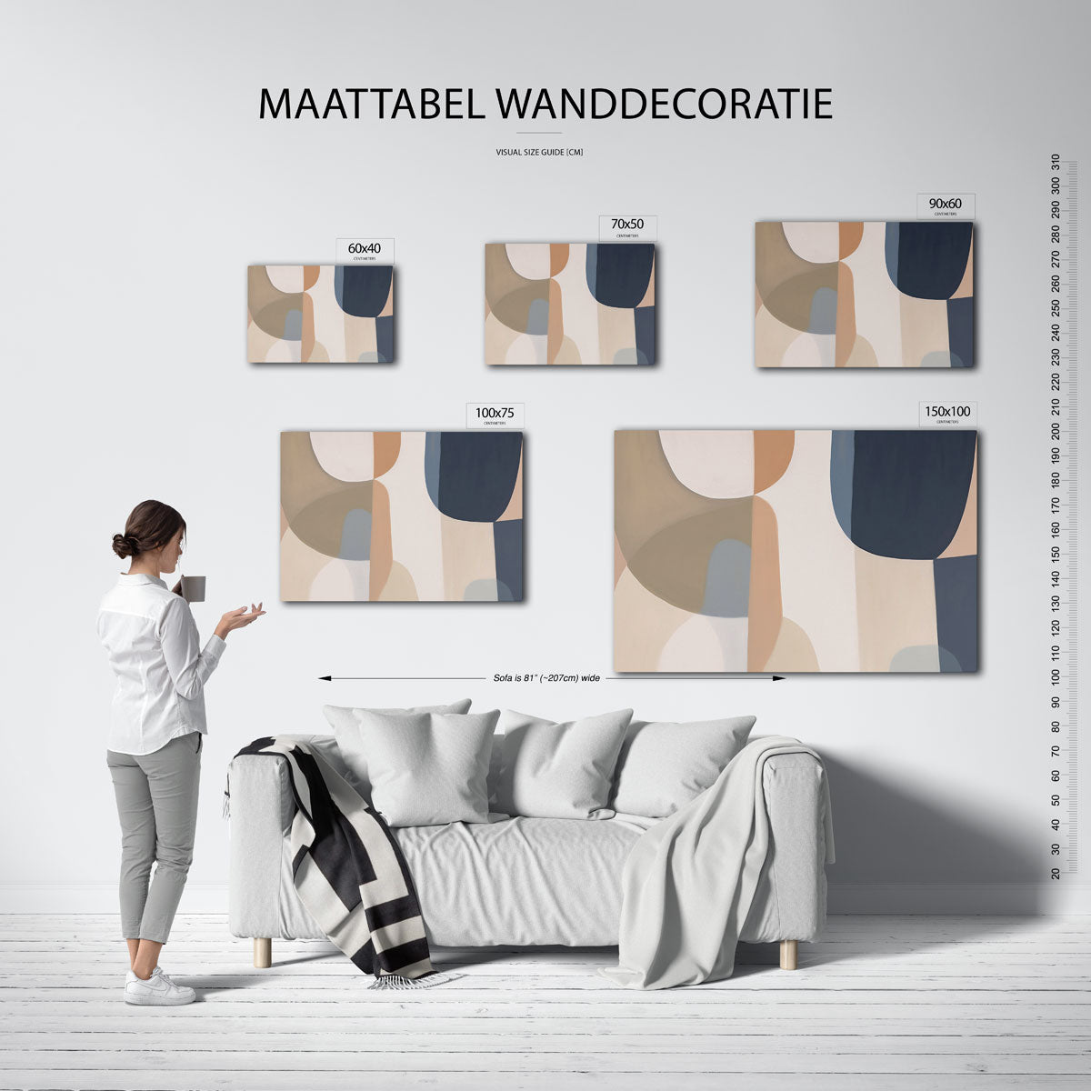 Organische vormen Kunstwerk