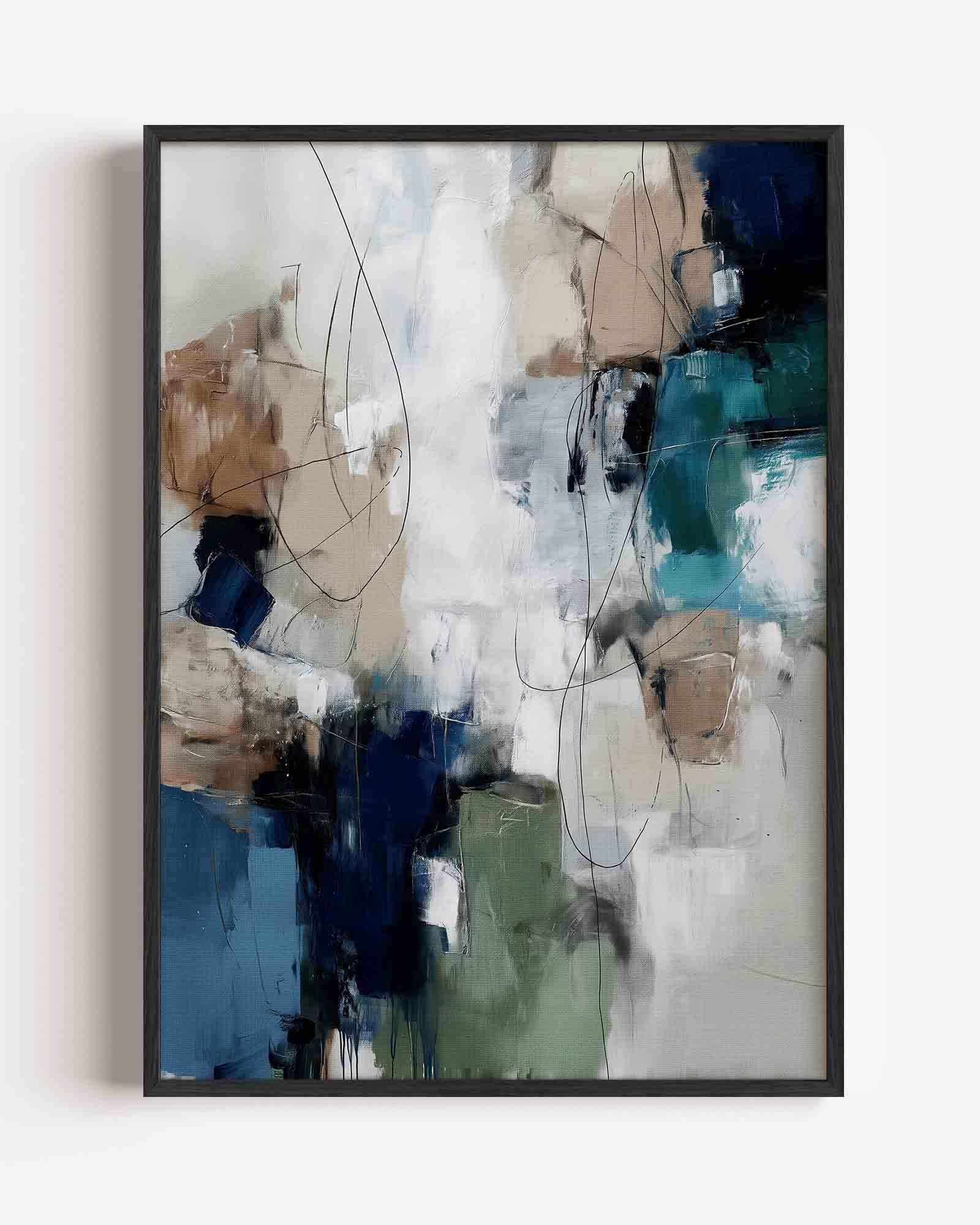 Abstracte vormen Poster