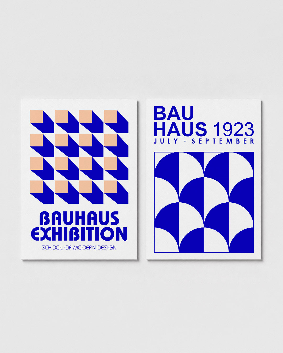 Kleur en schaduw Posterset