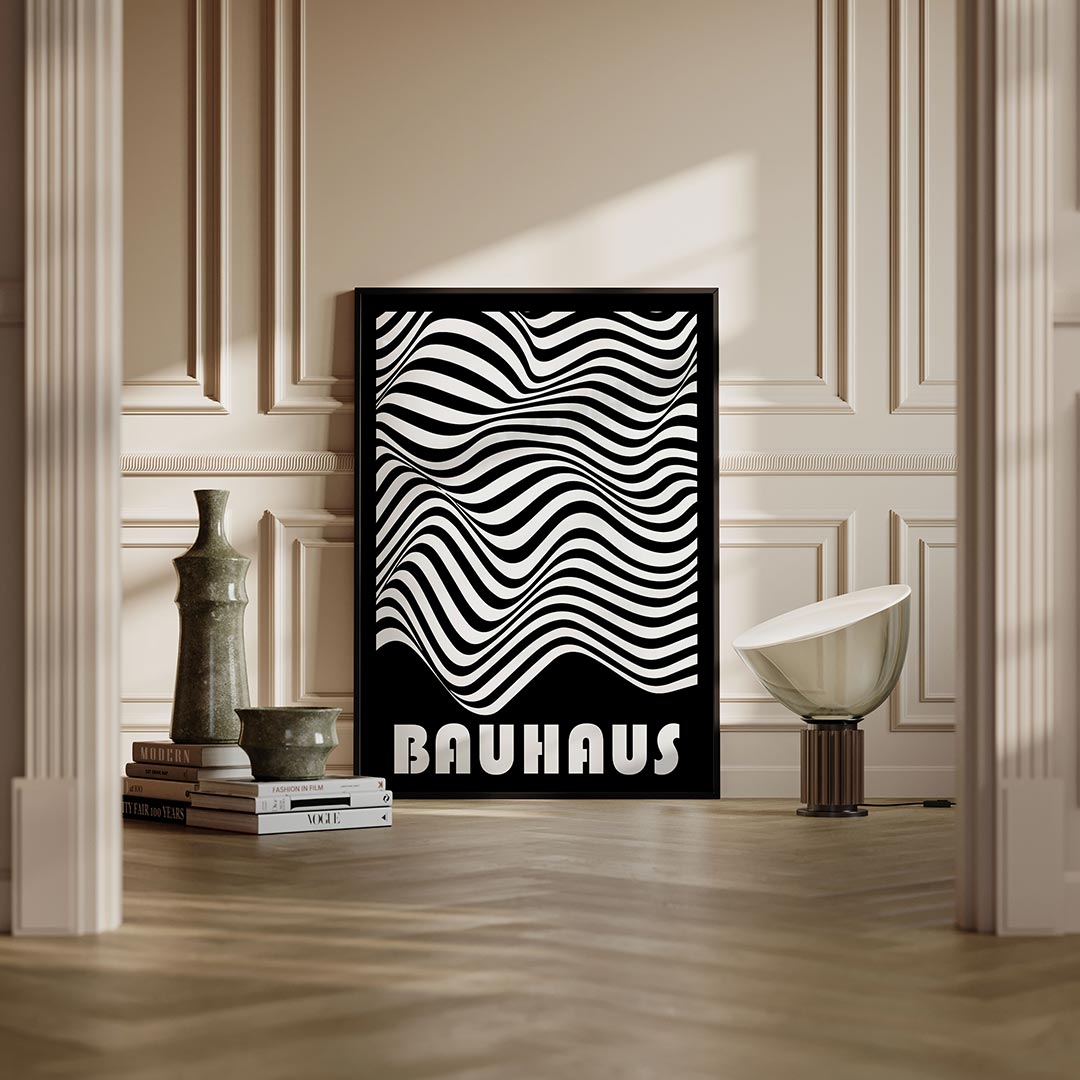 Golvend lijnenspel Poster