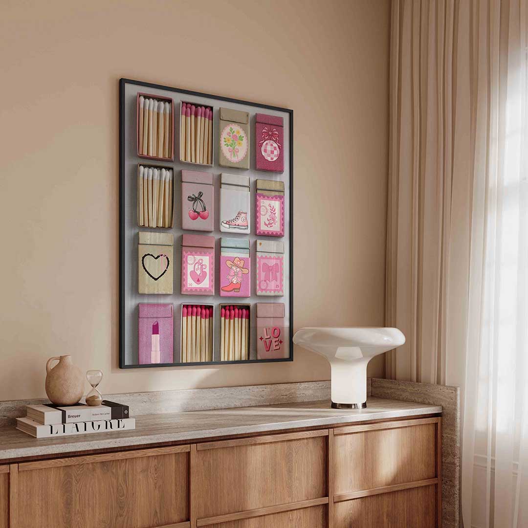 Roze luciferdoosjes Poster