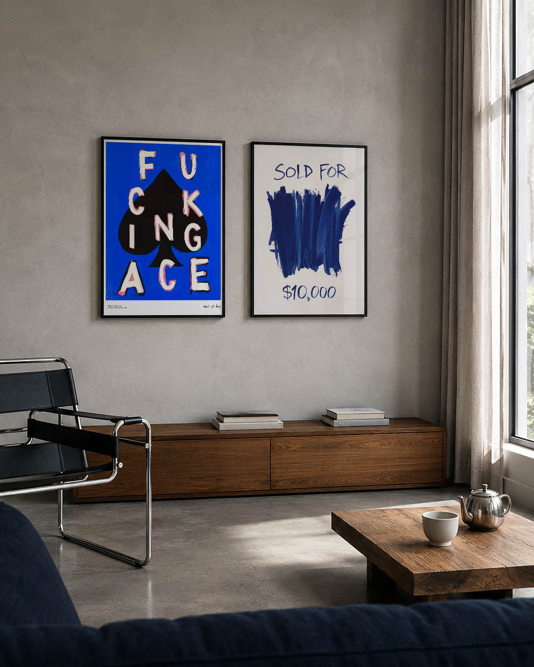 Speelse typografie Posterset