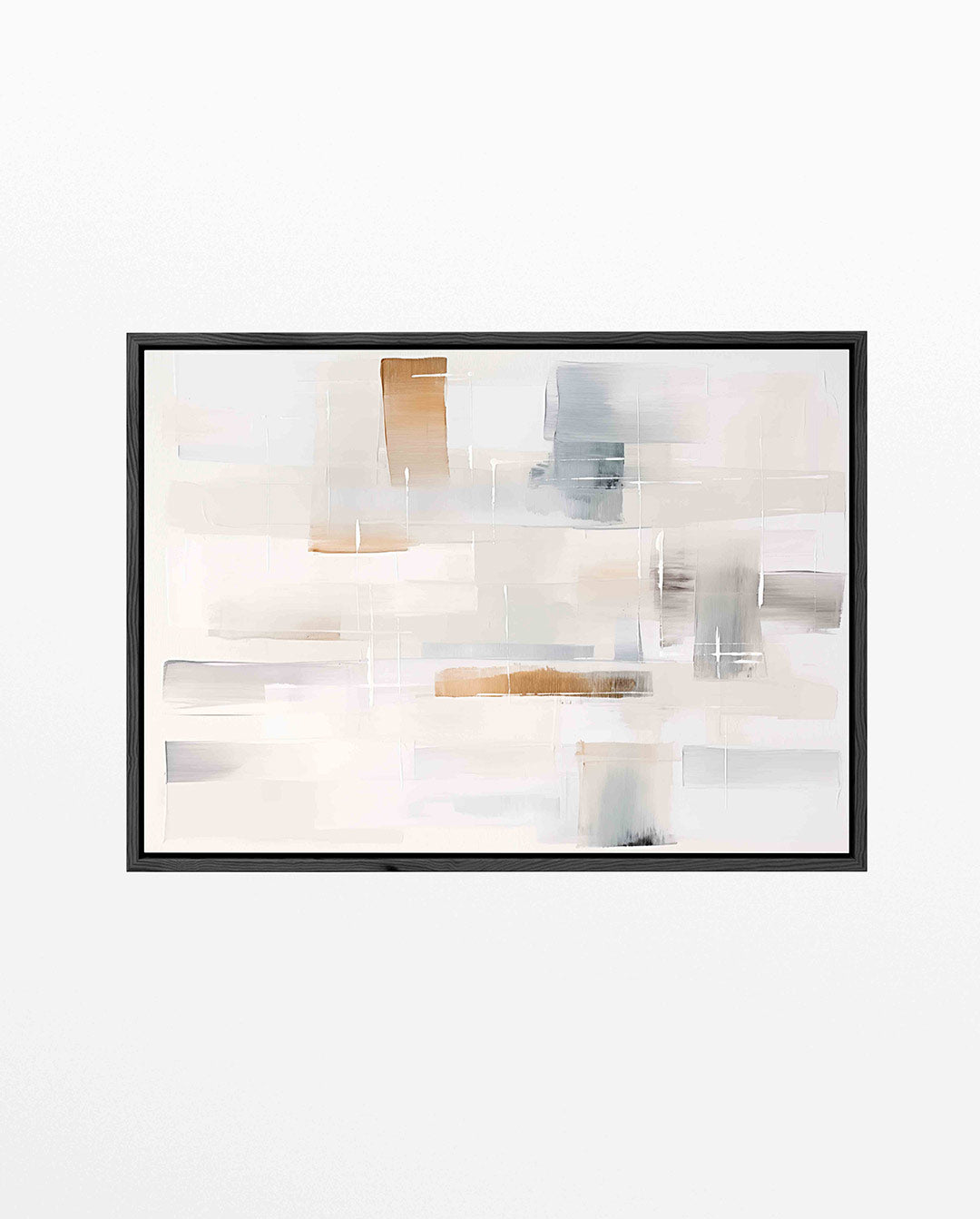 Lichte geometrische compositie Kunstwerk