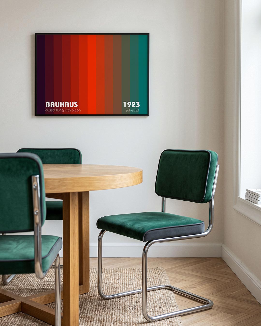 Kleurvlakken en ritme Poster