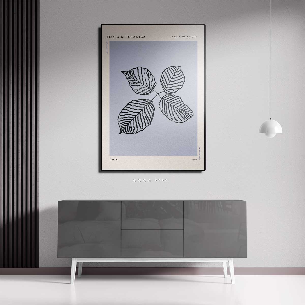 Botanische Bladeren Kunstprint Kunstwerk-canvas-dibond-plexiglas-wanddecoratie-WallArtistic