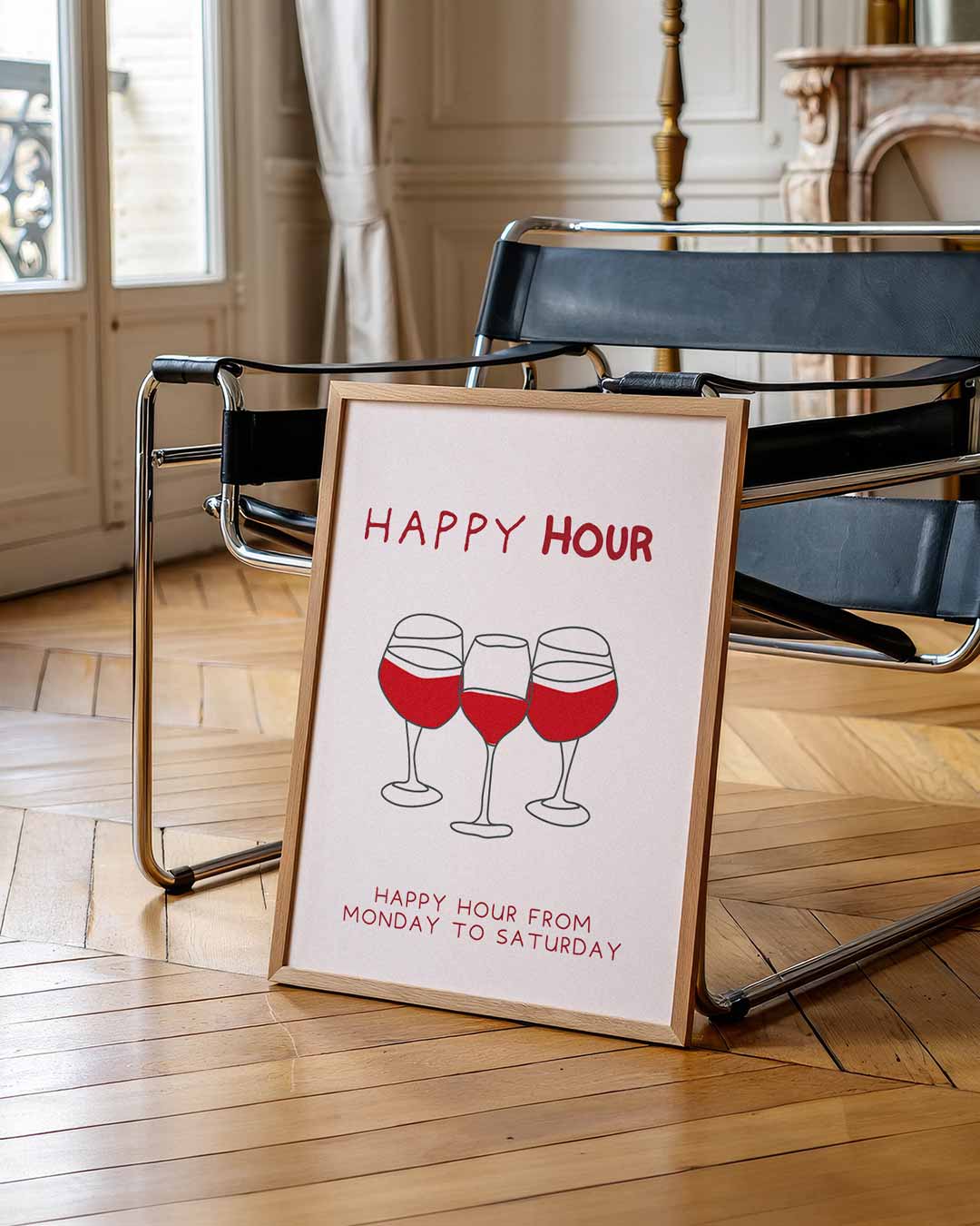 Happy Hour Poster-WallArtistic