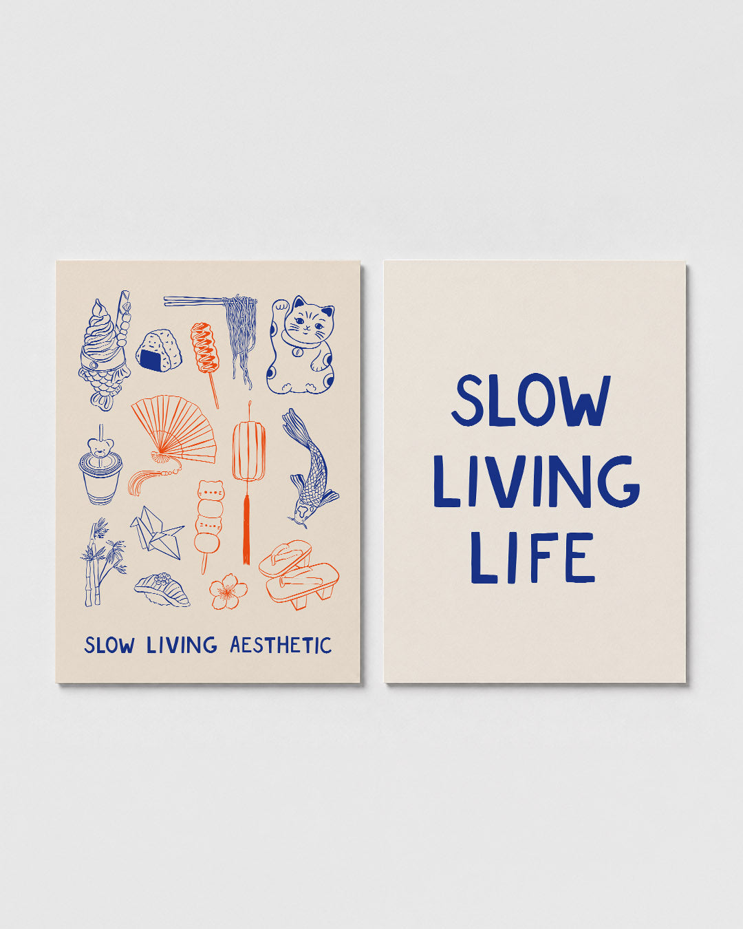 Culturele illustraties Posterset