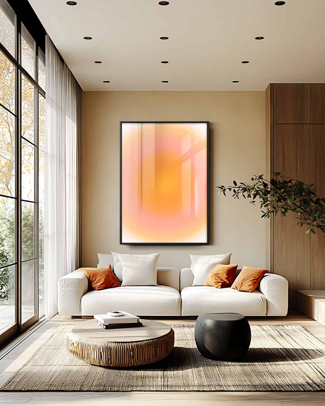 Zonsopgang Vibes Kunstwerk-canvas-dibond-plexiglas-wanddecoratie-WallArtistic