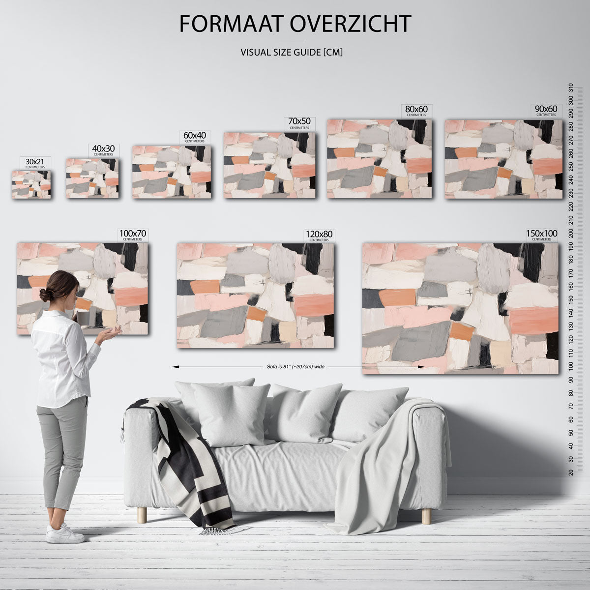Abstracte vormen Poster