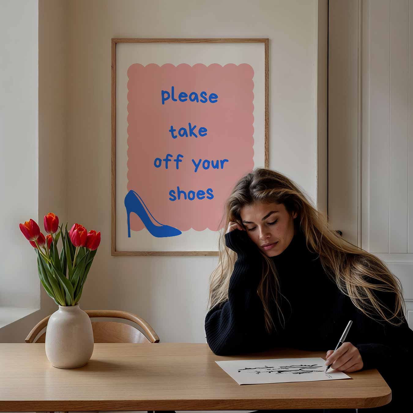 Stijlvolle Schoenen-Poster-WallArtistic