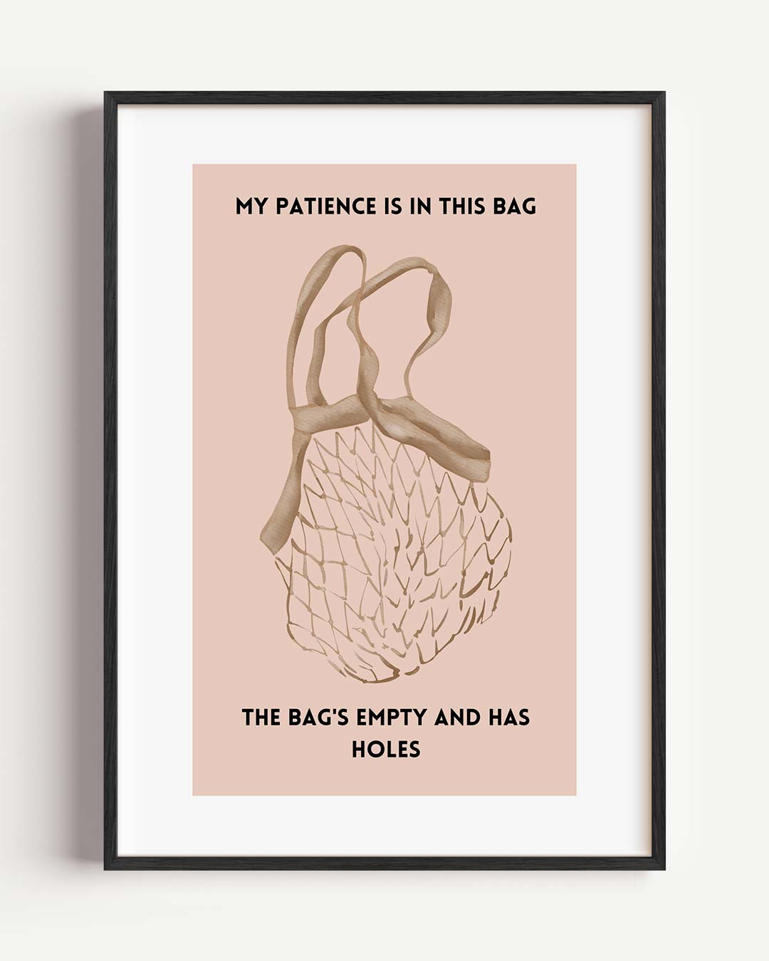 Grappige Quote Poster-WallArtistic