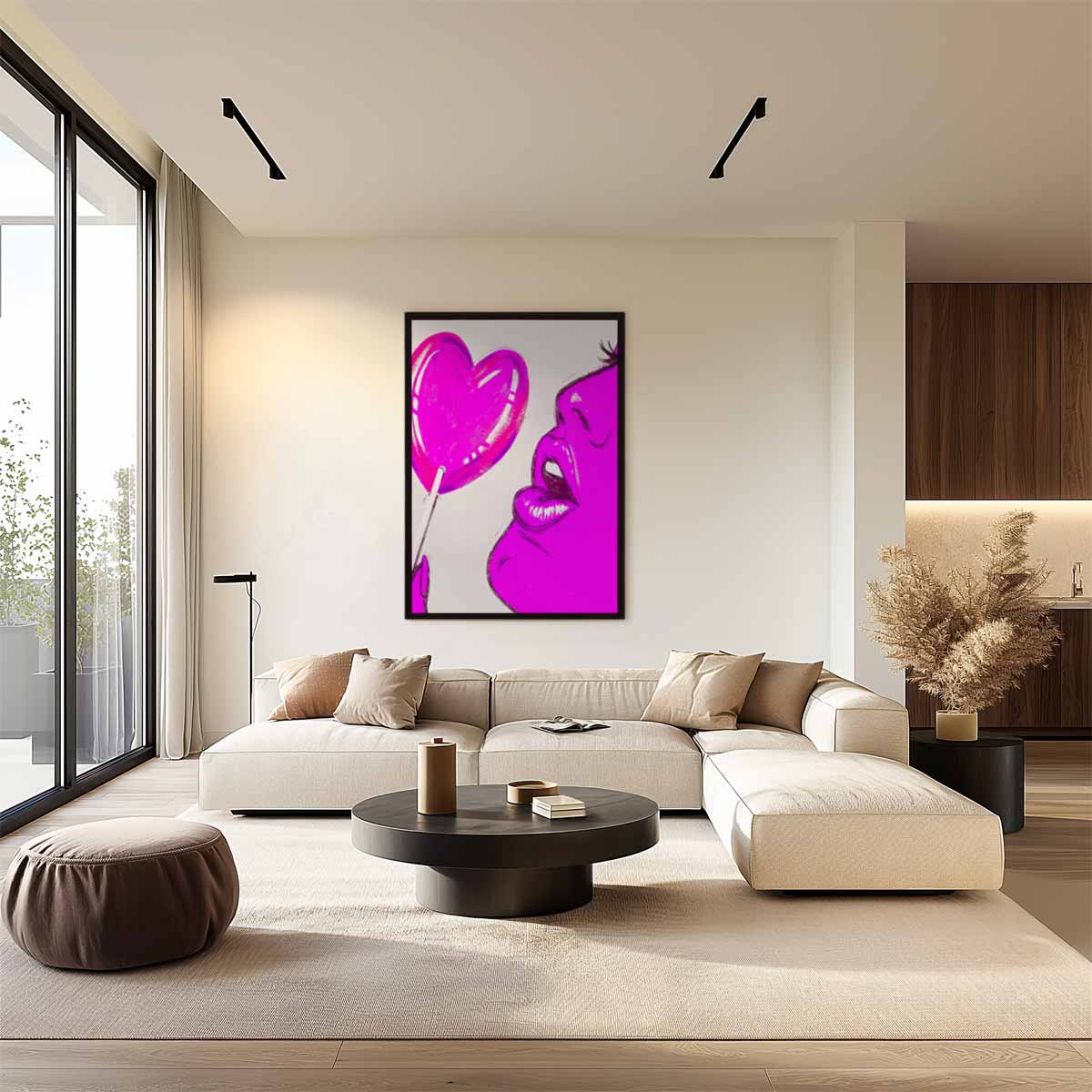 Pop Art Lollipop Sensatie Kunstwerk-canvas-dibond-plexiglas-wanddecoratie-WallArtistic