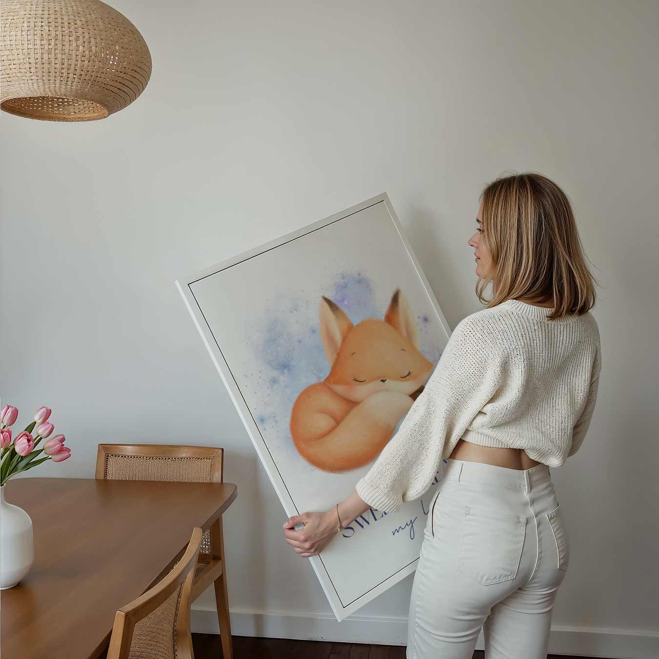 Dromerige Vos Poster-WallArtistic