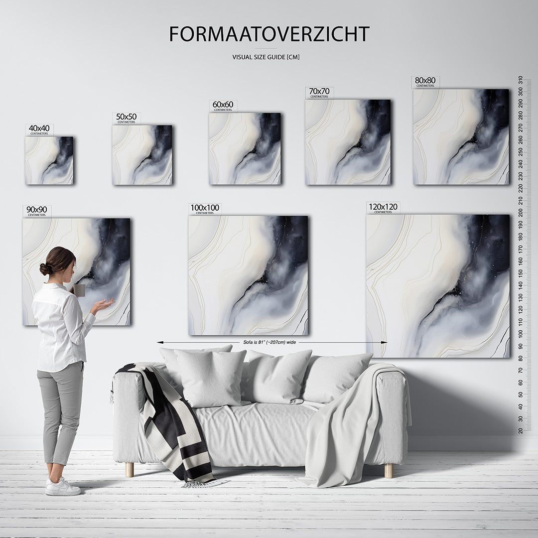 Organische lijnen Kunstwerk