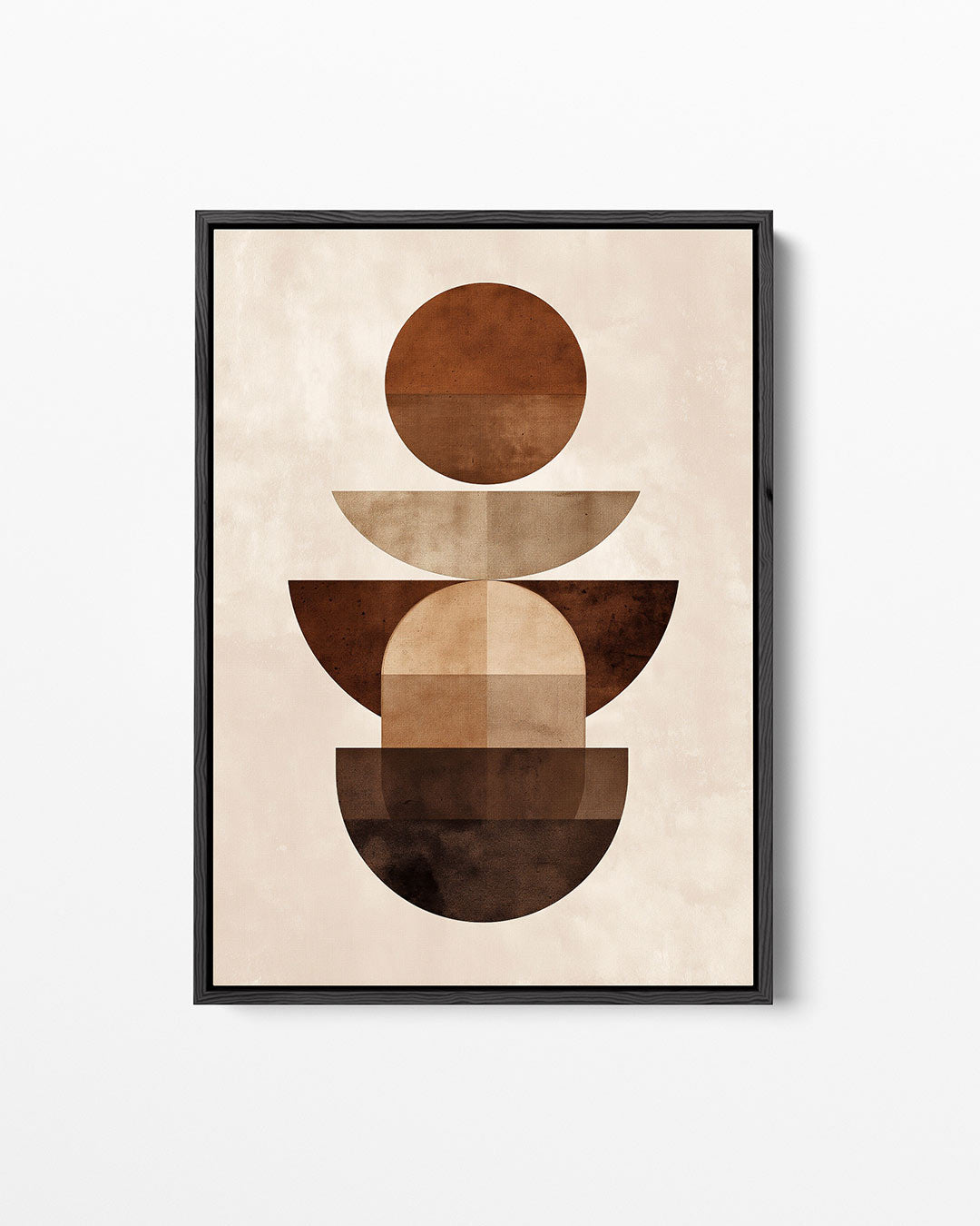 Geometrische vormen compositie Kunstwerk