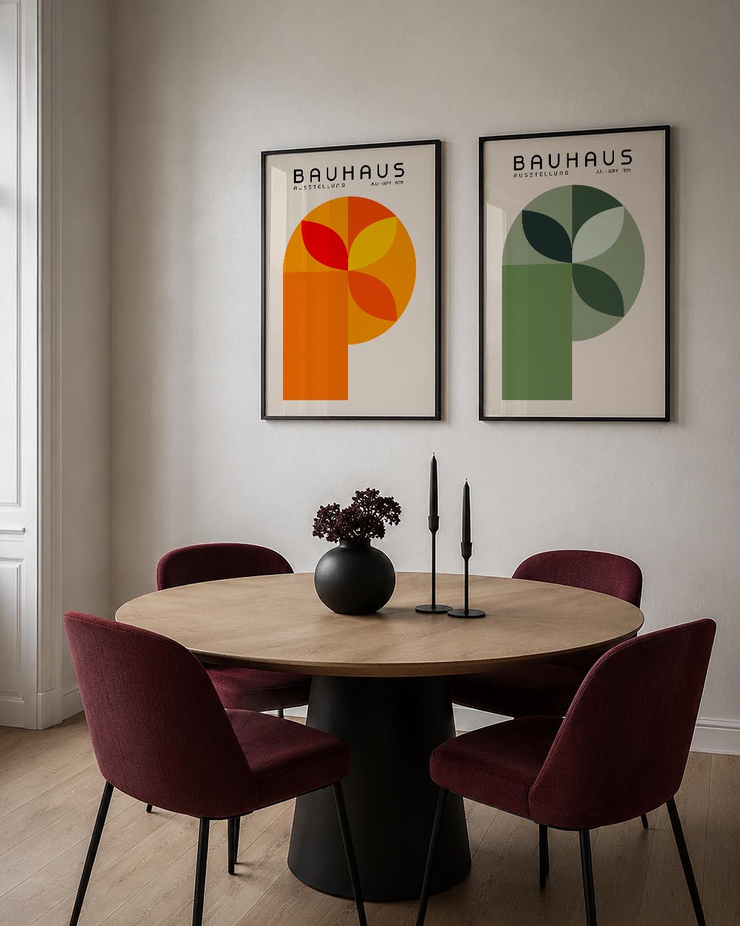 Kleurrijke vormen Posterset