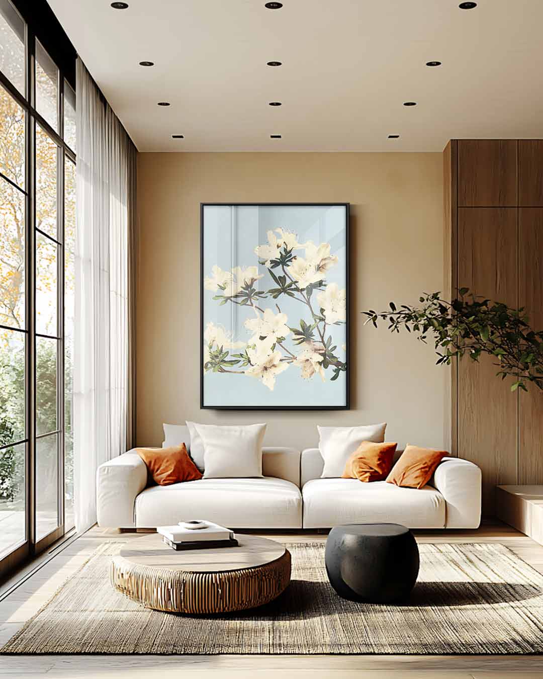 Bloesem in de Lente Kunstwerk-canvas-dibond-plexiglas-wanddecoratie-WallArtistic