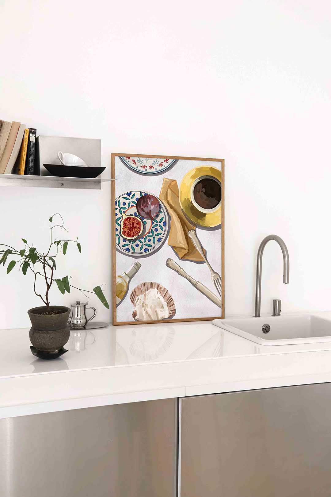Gedekte tafel Poster
