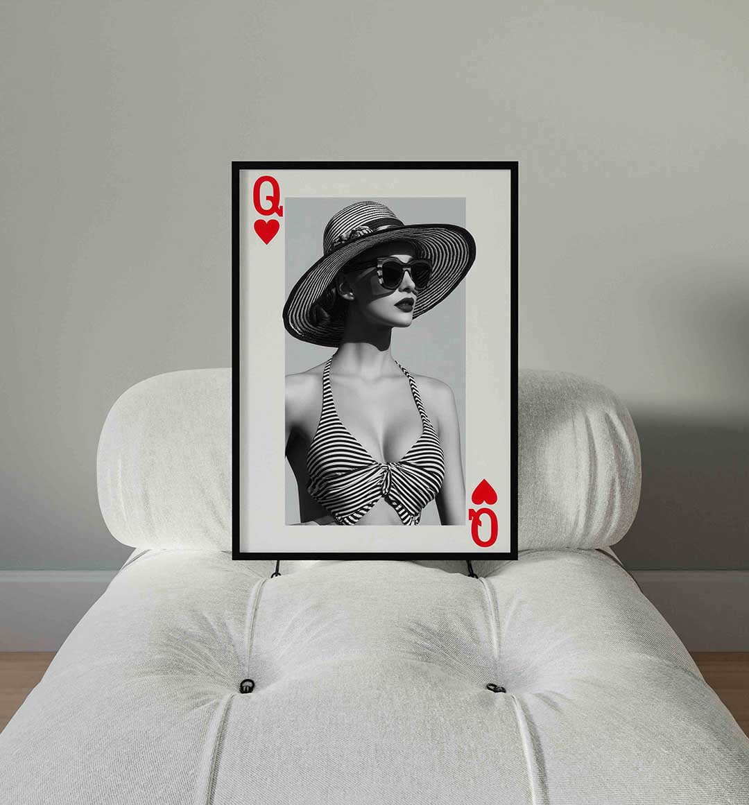 Vrouw met hoed Poster