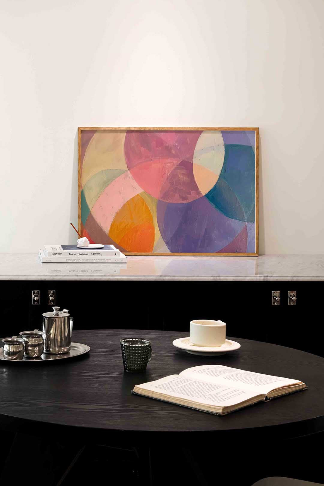 Abstracte cirkelvormen Poster