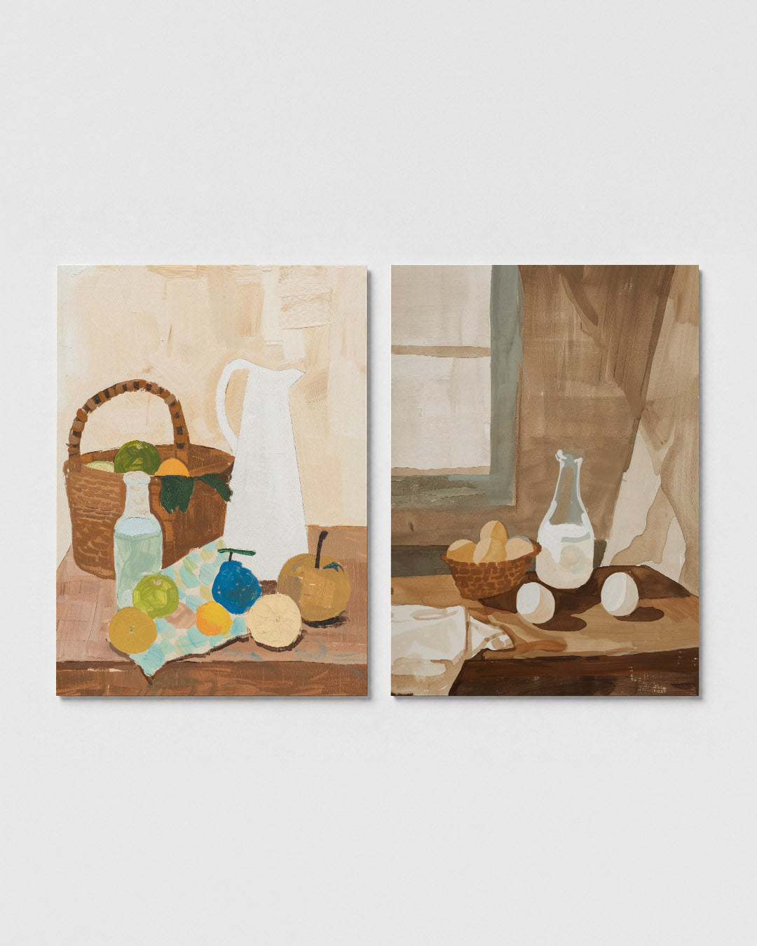 Fruit en vormen Posterset