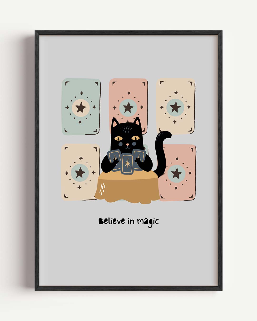 Magische Kat Tarot Poster-WallArtistic