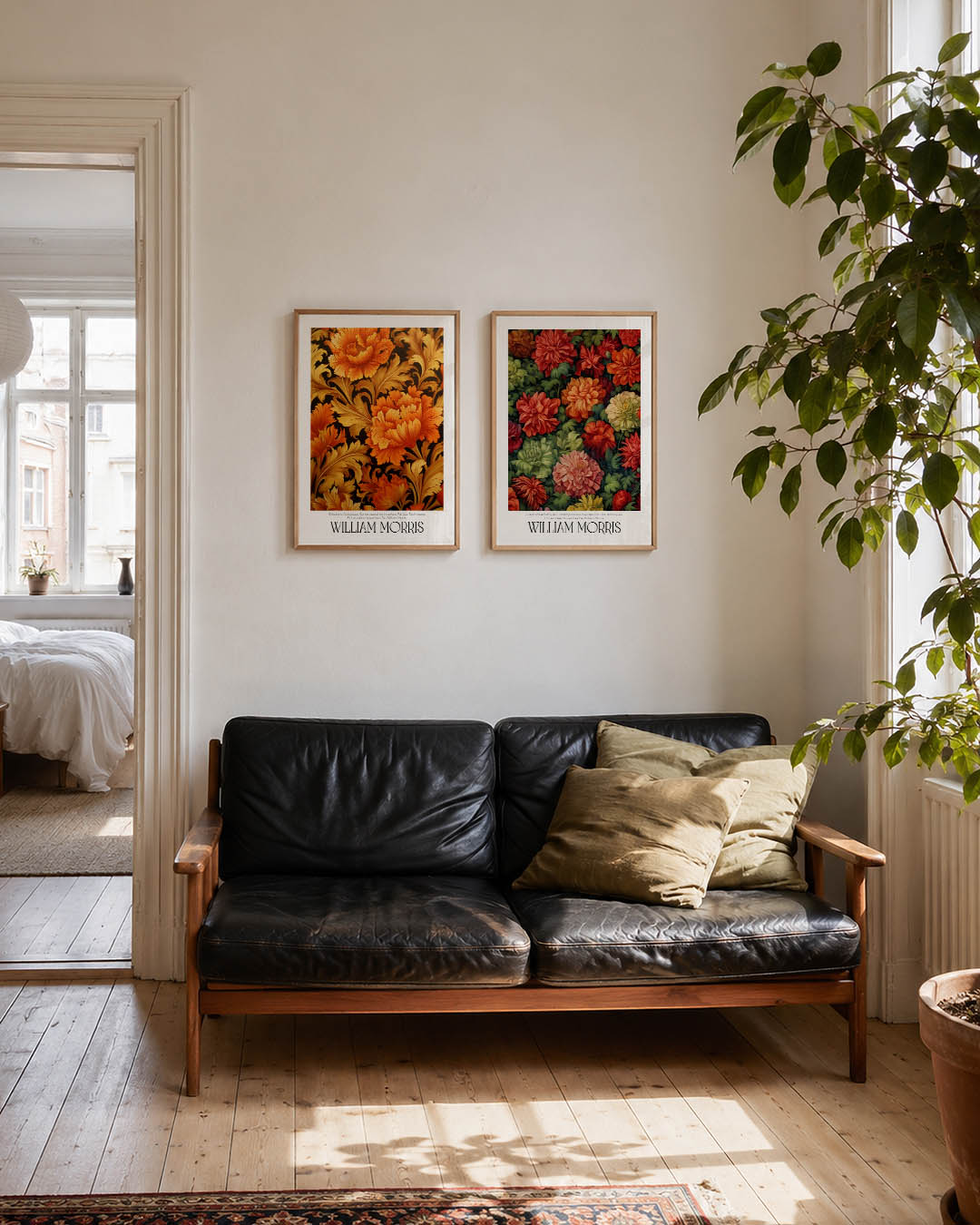Bloemrijke vormen Posterset