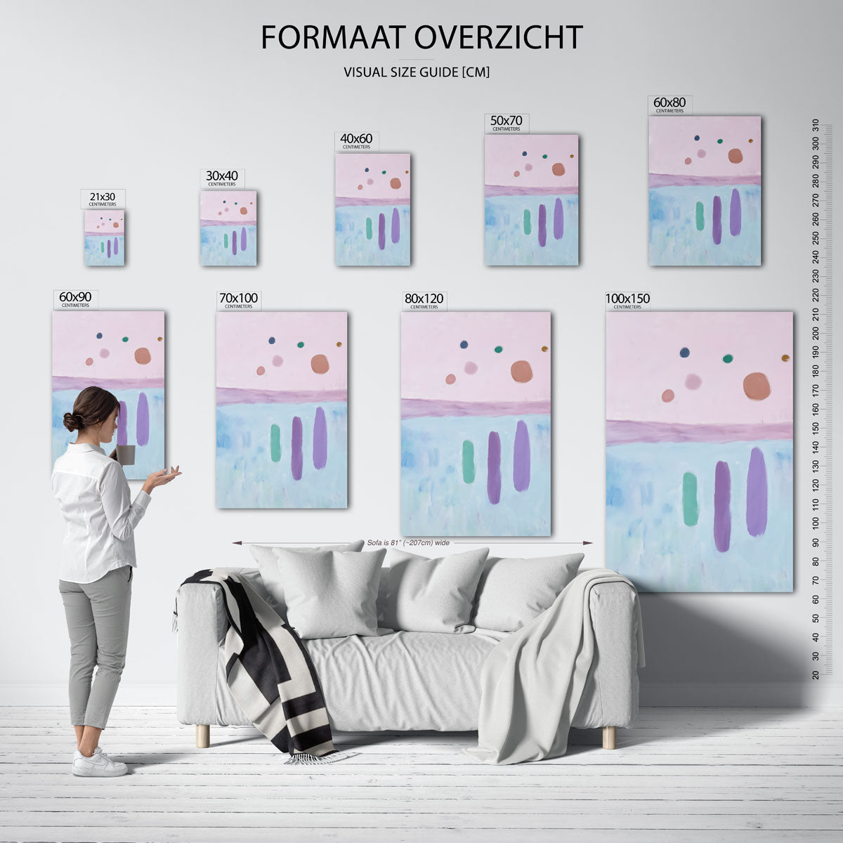 Vormen en kleuren Poster