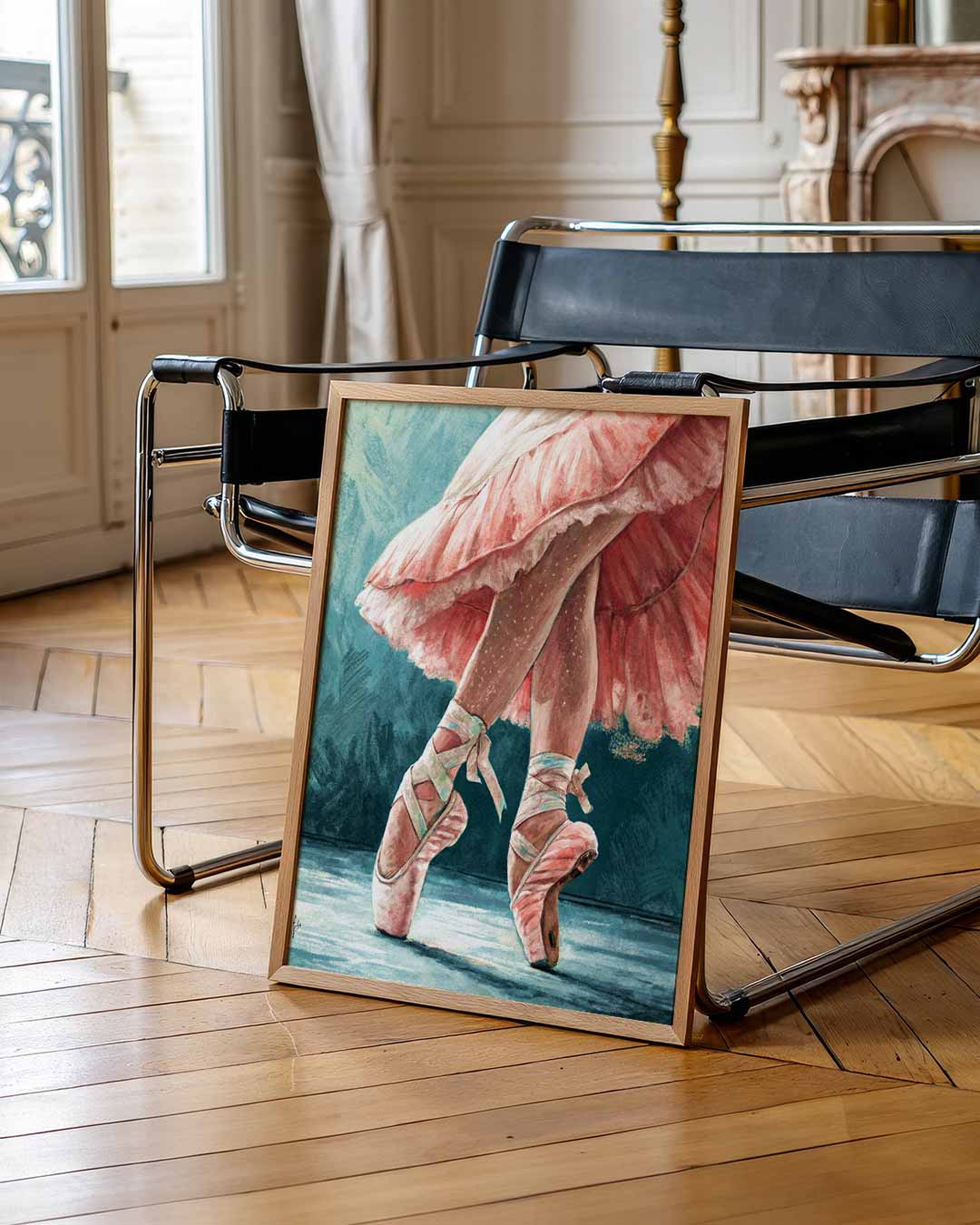 Elegante Balletschoenen Poster-WallArtistic