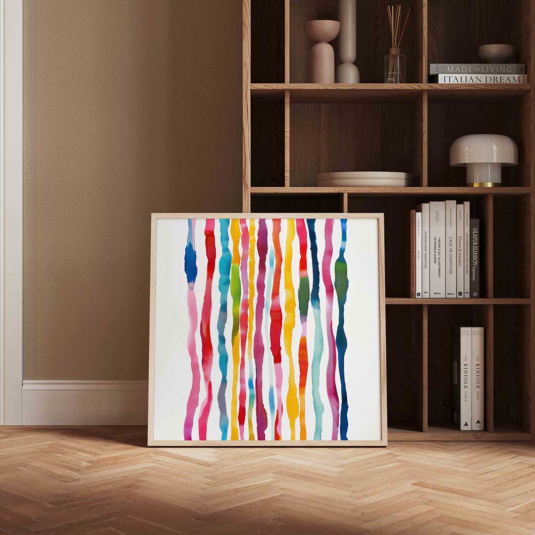 Verticale strepen Poster