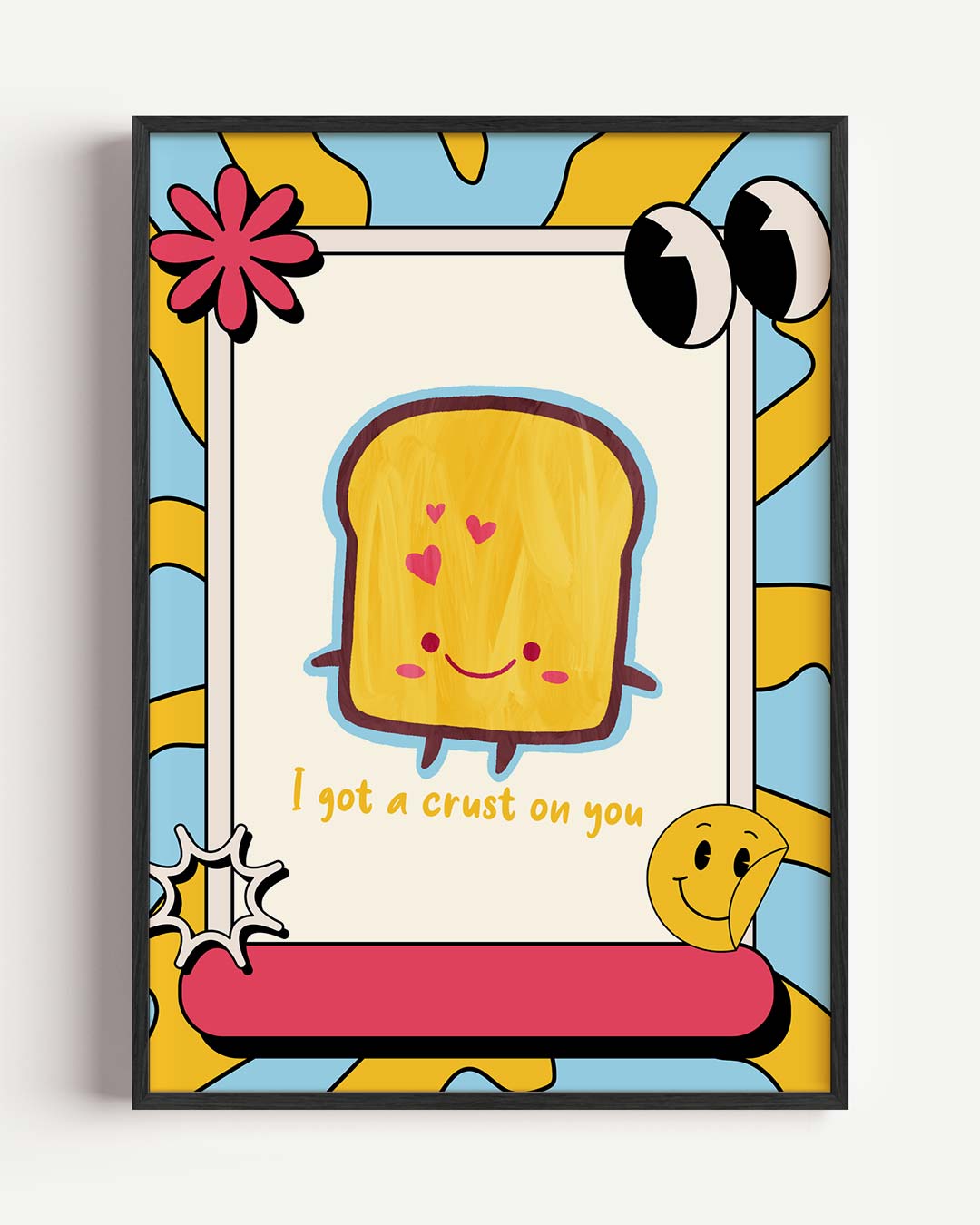Schattige Toast Poster-WallArtistic