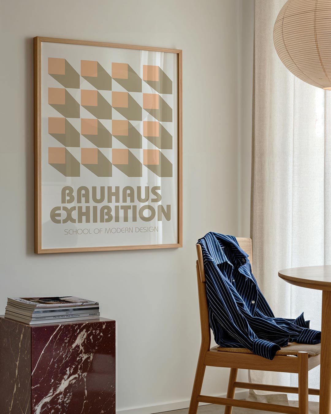 Vorm en schaduw Poster