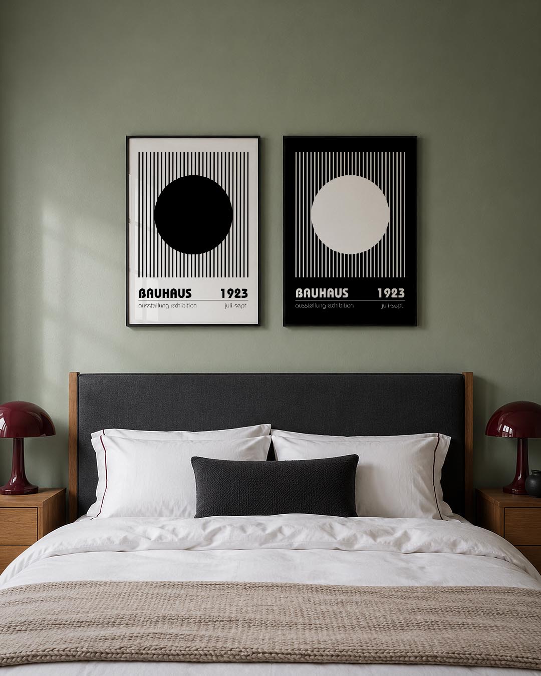 Lijnen en cirkel Posterset