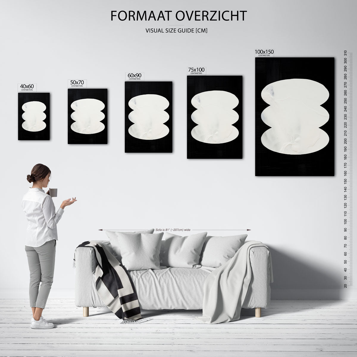 Organische vormen Kunstwerk